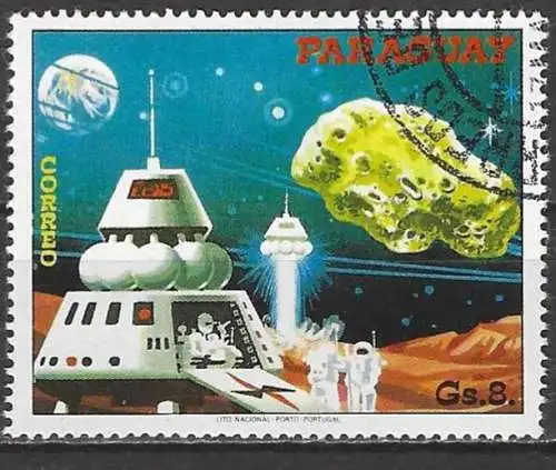 Paraguay 1978 - Mi 3056 - YT 1631 - Vaisseau spatial et cosmonautes