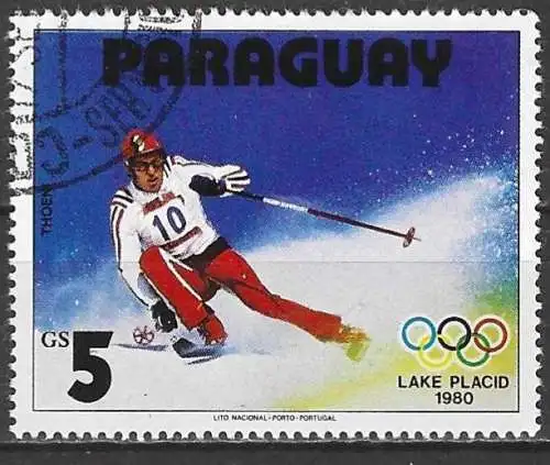 Paraguay 1979 - Mi 3199 - YT 1736 - Olympische Spiele in Lake Placid