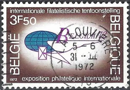 Belgien 1972 - Mi 1676 - YT 1621 - Briefmarkenausstellung