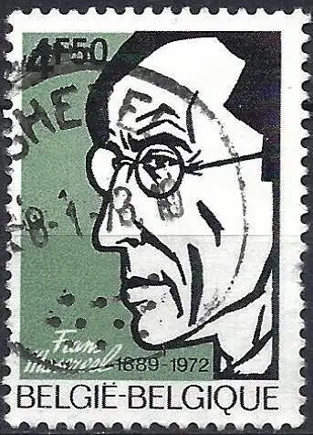 Belgien 1972 - Mi 1704 - YT 1641 - Holzschnitzer und Maler Frans Masereel