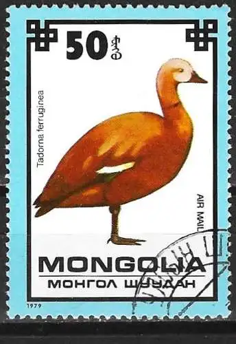 Mongolei 1979 - Mi 12587 - YT Pa 103 - Vogel : Entenente ( Flugpost )