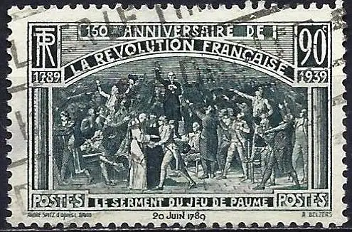 Frankreich 1939 - Mi 457 - YT 444 - Der  Französischen Revolution