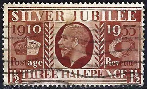 Großbritannien 1935 - Mi 191 X - YT 203 - Jubiläum von König Georg V