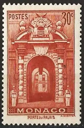 Monaco 1940 - Mi 221 - YT 171A - Schlosstor - MH*