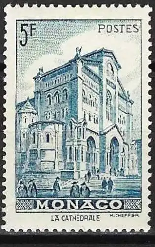 Monaco 1939 - Mi 184 - YT 181 - Kathedrale - MNH**