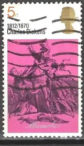 Großbritannien 1970 - Mi 545 - YT 592 - David Copperfield  von Charles Dickens