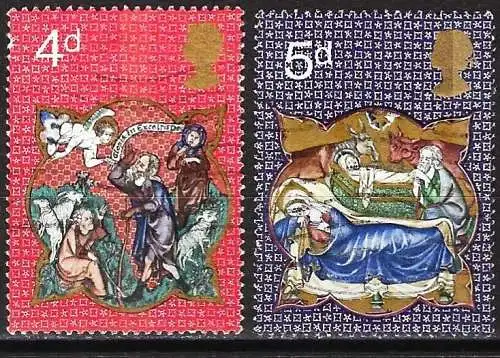 Großbritannien 1970 - Mi 558/59 - YT 602/03 - Weihnachten 