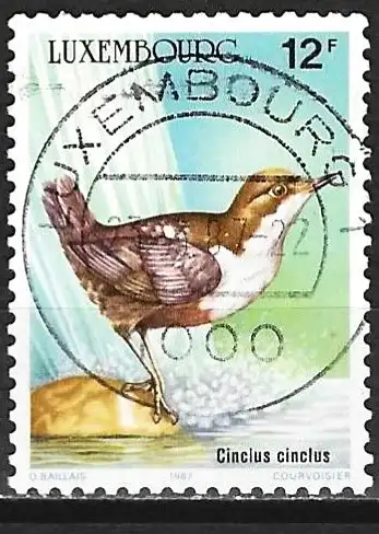 Luxemburg 1987 - Mi 1170 - YT 1120 - Vögel