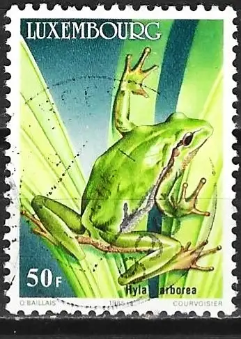 Luxemburg 1985 - Mi 1136 - YT 1086 - Grüne Laubfrosch