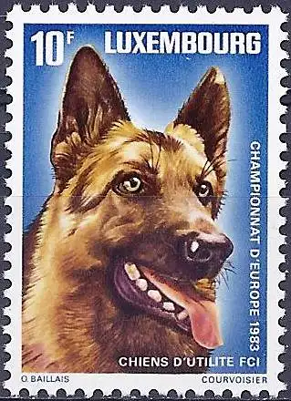Luxemburg 1983 - Mi 1084 - YT 1034 - Deutscher Schäferhund - MNH**