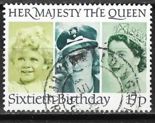 Großbritannien 1986 - Mi 1064 - YT 1218 - Königin Elisabeth II