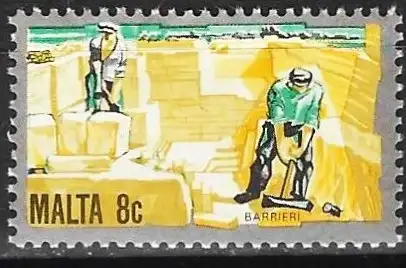 Malta 1981 - Mi 643 - YT 631 - Steinabbau - MNH**