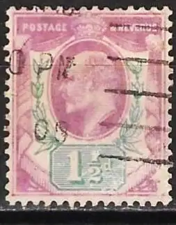 Großbritannien 1902 - Mi 105 - YT 108 - König Eduard VII