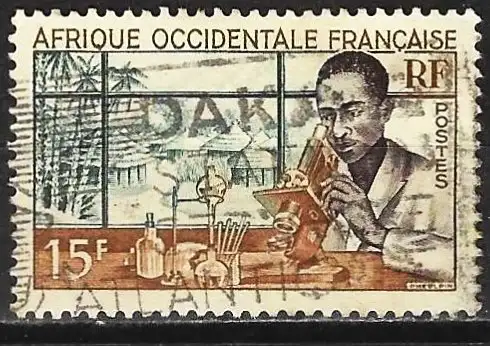 Französisch-Westafrika (AOF) 1953 - Mi 64 - YT 48 - Medizinisches Labor