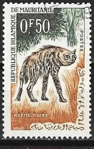 Mauretanien 1963 - Mi 204 - YT 165 - Fauna : Hyäne