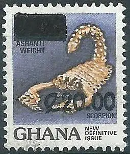 Ghana 1989 - Mi 1194 - YT 983 - Skorpion