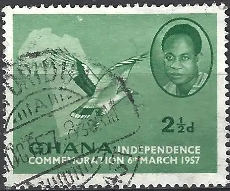 Ghana 1957 - Mi 2 - YT 64 - Vogel : Fischadler