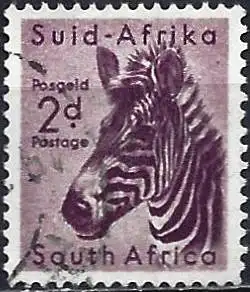 Südafrika 1954 - Mi 242 - YT 204 - Fauna : Zebra
