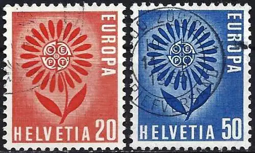 Schweiz 1964 - Mi 800/01 - YT 735/36 - Europa CEPT