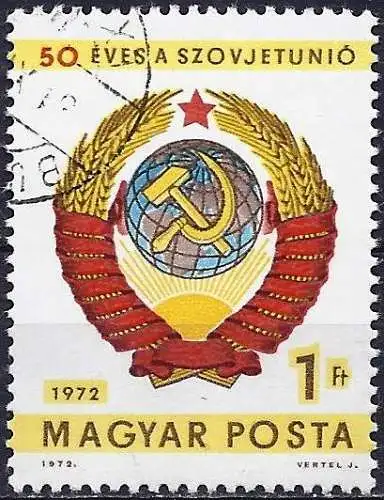 Ungarn 1972 - Mi 2827 - YT 2290 - 50. Jahrestag der Sowjetunion