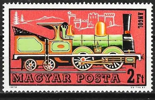 Ungarn 1972 - Mi 2735 - YT 2214 - Lokomotive - MNH**