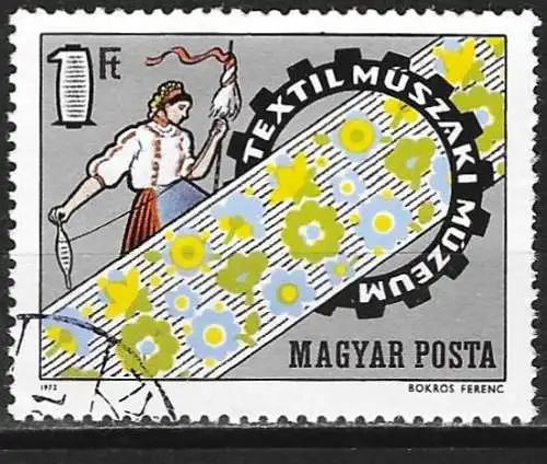 Ungarn 1972 - Mi 2824 - YT 2284 - Textilmuseum