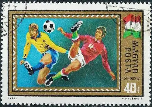 Ungarn 1972 - Mi 2751 - YT Pa 345 - Fußball-Europameisterschaft ( Flugpost )
