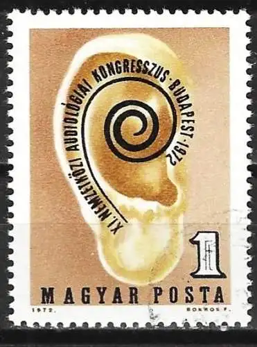 Ungarn 1972 - Mi 2811 - YT 2272 - Audiologiekongress