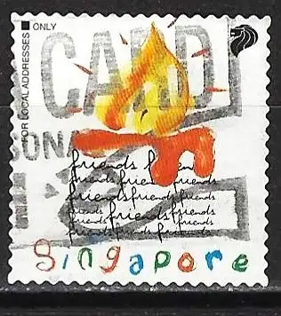 Singapur 1997 - Mi 851 - YT 822 - Grußbriefmarke