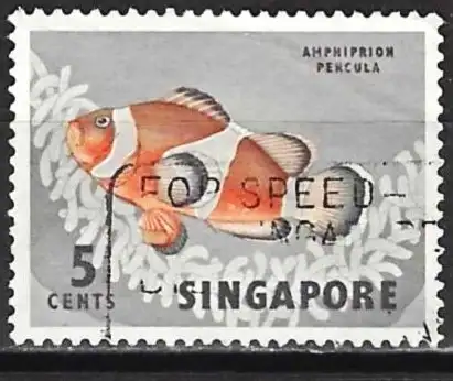 Singapur 1962 - Mi 56 - YT 55 - Fisch
