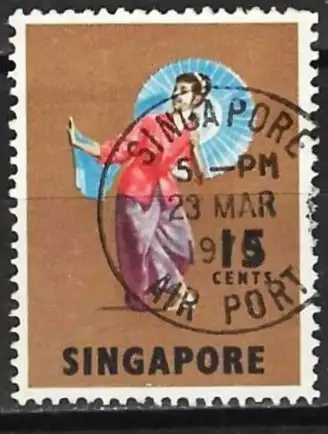 Singapur 1962 - Mi 89 - YT 85 - Volkstanz