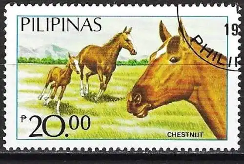 Philippinen 1985 - Mi 1675 - YT 1448 - Pferde