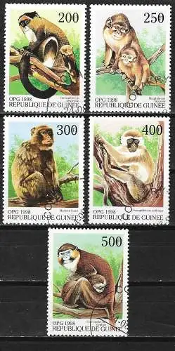 Guinea 1998 - Mi 1952... - YT 1255U...xxx - Fauna : Affen
