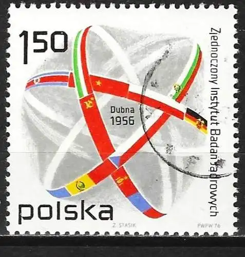 Polen 1976 - Mi 2435 - YT 2270 - Institut für Kernforschung, Dubna