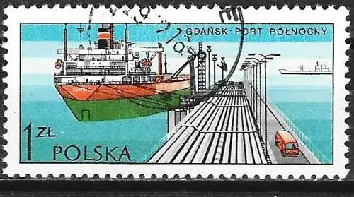 Polen 1976 - Mi 2476 - YT 2308 - Tanker im Hafen Danzig