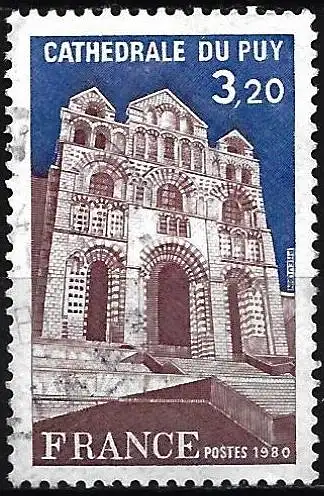 Frankreich 1980 – Mi 2204 - YT 2084 - Kathedrale von Le Puy-en-Velay