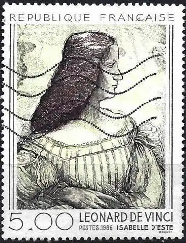 Frankreich 1986 - Mi 2581 - YT 2446 - Gemälde von Leonardo da Vinci