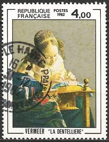 Frankreich 1982 - Mi 2350 - YT 2231 - Gemälde von Vermeer