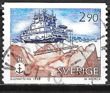 Schweden 1993 - Mi 1798 - YT 1780 - Hydrografisches Schiff " Nils Strömcrona”