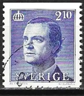 Schweden 1986 - Mi 1369 - YT 1351 - King Karl XVI. Gustav