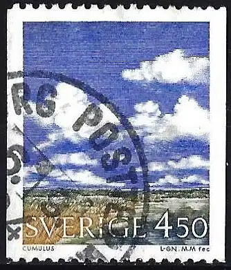 Schweden 1990 - Mi 1633 - YT 1617 - Wolken: Cumulus