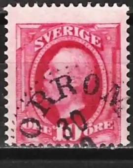 Schweden 1891 - Mi 43 - YT 43 - König Oscar II 