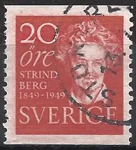 Schweden 1949 - Mi 346A - YT 347 - August Strindberg, Dichter