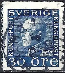 Schweden 1936 - Mi Mi 187 II WA - YT136 - König Gustav V