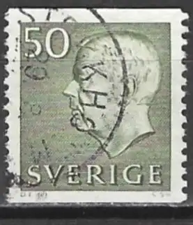 Schweden 1962 - Mi 491 A - YT 472 - König Gustav VI