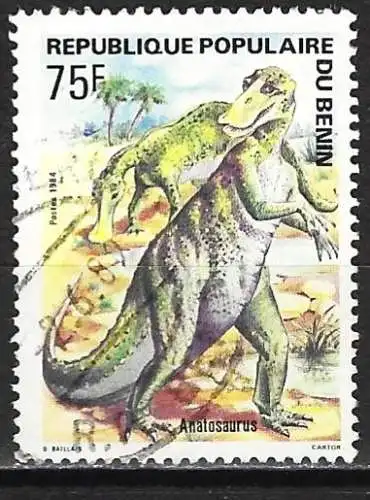 Benin 1984 - Mi 377 - YT 606 - Dinosaurier : Anatosaurus