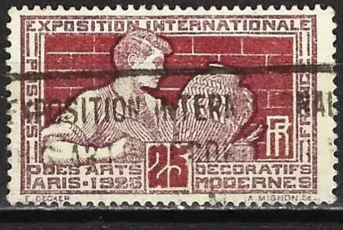Frankreich 1924 - Mi 174 - YT 212 - Internationale Ausstellung für dekorative Kunst 
