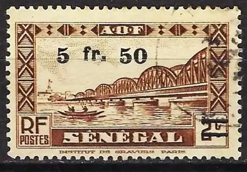 Senegal 1944 - Mi 227 - YT 192 - Die Brücke Faidherbe - MNH**