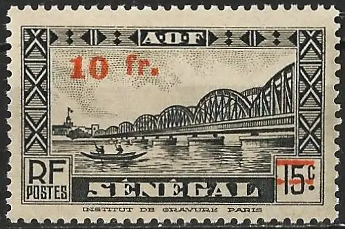 Senegal 1944 - Mi 229 - YT 194 - Die Brücke Faidherbe  - MNH**