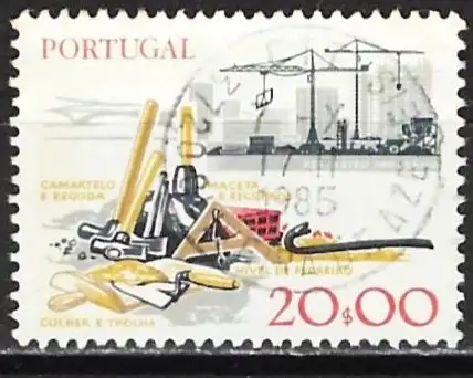 Portugal 1978 - Mi 1392 - YT 1372 - Maurerei und Bauindustrie